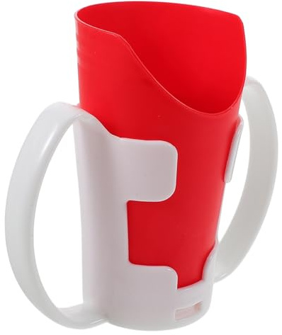 SOPOTUTU Adult Feeding Cup U Shaped Cutout PP Drinking Cup for Elderly | Detachable Holder, Stable Drinking Position, Daily Use for Rehabilitation Needs