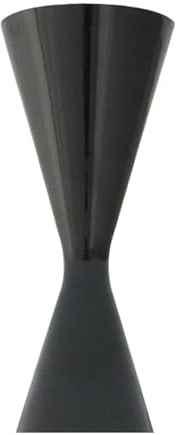 Jigger de cóctel multifuncional de acero inoxidable 304 portátil con herramienta de medición de líquidos de marcado transparente, contenedor de medición de cocina