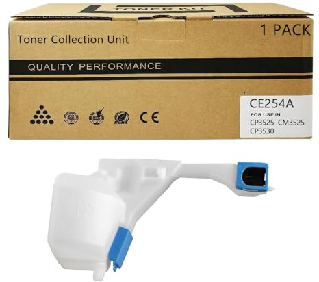 CE254A Waste Toner Container Compatible for HP Color LaserJet CM3525 CM3530 CM3530FS CP3525 CP3525DN CP3525N CP3525X CP3530 Printer High Yield 36,000 Pages(1 Pack)
