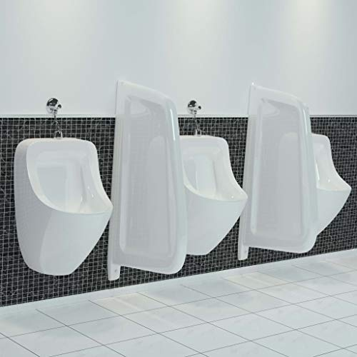 Generisch Urinal Trennwand Wandmontage Keramik Weiß,Heimwerkerbedarf,Sanitärbedarf,Sanitärkeramik Armaturen,Toiletten Bidets,Urinale-143852