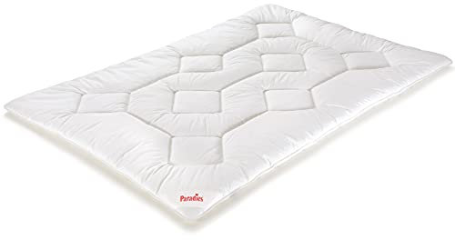 PARADIES Anela Bio Bettdecke 200x200 cm - Ganzjahresbettdecke, schadstoffgeprüft, medizinisch getestet