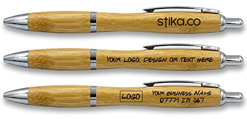 stika.co Personalizza la tua esperienza di scrittura con penne personalizzate in bambù ecologiche, scuola ed eventi: aggiungi testo/logo per un tocco unico (20)