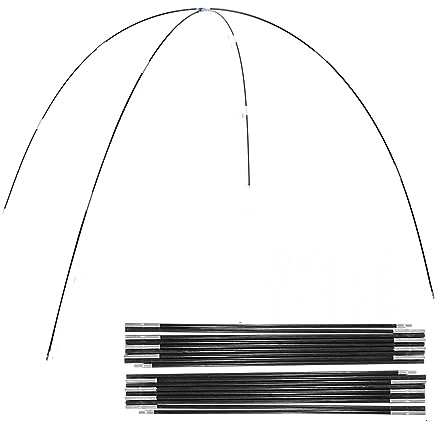 Ersatz-Set für Zeltstangen, Zeltstangen aus Fiberglas, Zeltstangen, Outdoor-Stützstangen, Markisenrahmen – 3,0 m