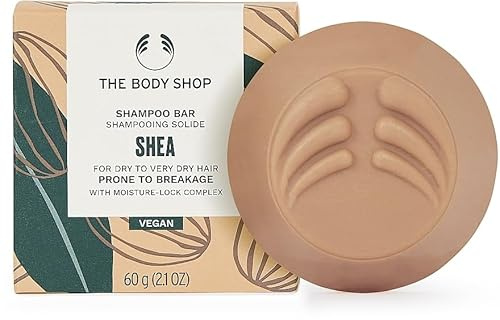 The Body Shop Shea SOLID Shampoo BAR for Dry to Very Dry Hair - 60gr Vegan