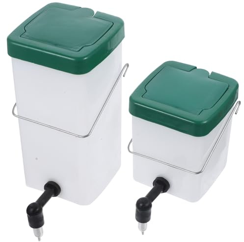 2Pcs Rabbit Water Bottle Set - Automatic Bunny Water Dispenser with Leak-Proof Design Easy to Install for Small Animal Cages