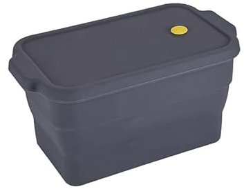 Windfromort Molde Silicona Horno - Molde silicona bizcocho, Silicona Alimentaria, Antiadherente y Resistente al Calor, Ideal para Bizcochos, Pan y Postres (22.5x12.5x12.5cm) (Gris)