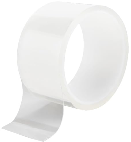 CRASPIRE 32.8 Ftx1.96 Inch Transparent Weather Sealing Tape Windproof Waterproof Clear Gap Insulation Single Sided Adhesive Tapes -Free Strong Sticky for Window Doors Draft Stopper Shower Glass