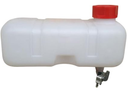JISADER Fuelli da 1,5 Litri Olio di Bottiglia Sostituzione, Motore a 2 Tratti, con Cazzo di valvola, Gruppo Serbatoio dei carburanti a Benzina per, Senza Accessorio