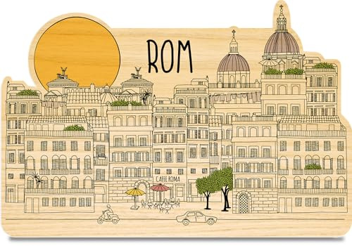 Rom Holzkarte - Geburtstagskarte, Italien Souvenir, Geschenkkarte Rom, Italien Geschenk, Geschenk Rom, Geschenk für Rom Liebhaber, Urlaub Geschenkidee, Urlaubskasse Geschenk, Urlaubsgeld, Rom Souvenir