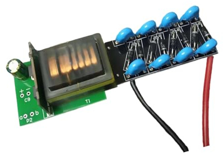 Generatore ad alta tensione DC5V-12V a 10kV 10000V per scacciamosche elettrici con tempo di scarica lungo fino a 3 ore Step Up Power Unit Generatore ad alta tensione