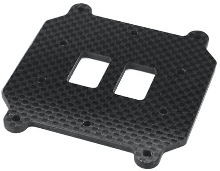 PAMRJVUFL Electrical Regulating Mounting Plate Carbon Fiber Cover Plate for 1/7 FELONY INFRACTION LIMITLESS V2 Car Truck Parts