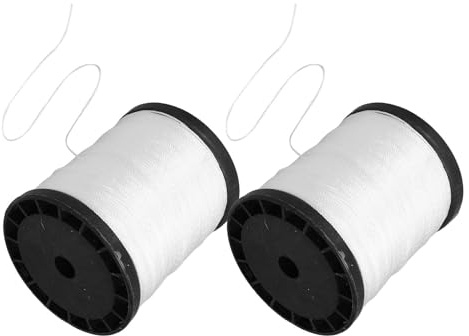 OATIPHO Spago di Nylon Intrecciato da Costruzione 2 Pezzi Resistenti per Lavori di Muratura e Giardinaggio Filo Leggero e Durevole per Attività Indoor e Outdoor