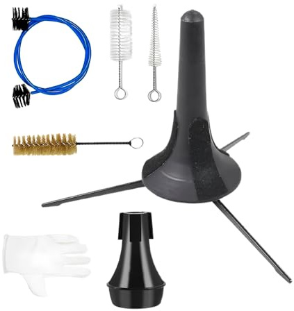 JIEBWCHA Trumpet Cleaning Care Kit, Musical Instrument Accessory - Musical Instrument Maintenance Care Accessory | for Professionals, Students, Enthusiasts, Beginners, Performers