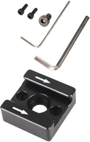 Gadpiparty Adattatore Slitta Fredda 1/4 Staffa per Flash e Luci LED Compatibile Dslr Supporto Antiscivolo per Monitor e Microfono Accessori per Fotocamere e Stabilizzatori