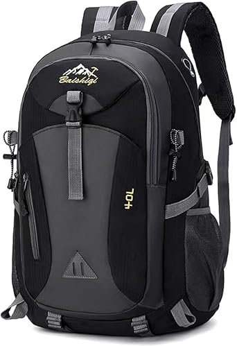Forhome Sac à Dos de Randonnée, Sac de Trekking 40L Grande Capacité pour Homme femme, Imperméable Sac à Dos Trekking Grande Capacité pour Alpinisme Escalade Sport Camping