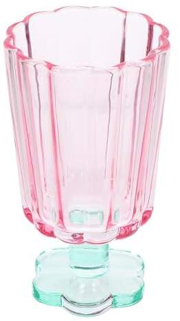 HINTRMENT Calice da Vino Rosso in Vetro Decorativo Leggero, Bicchiere da Cocktail Romantico per Casa, Bar e Feste, Calice da Vino Unici per Banchetti e Ristoranti