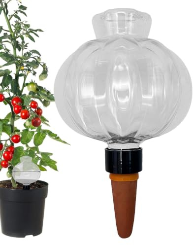 Självvattnande Vattenkupor 500 ml Automatisk Vattnare | Bevattningsstavar med lock och långsam frisättning i till 2 För trädgård, blommor, tomater, träd, orkidéer,