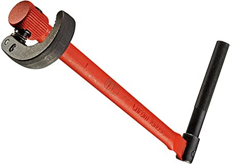 CFH Standhahnmutterschlüssel SH 772 – 10–32 mm, schwenkbarer Kopf, für Sanitärarmaturen wie Spülbecken und Heizkörperventile, Chrom-Vanadium-Stahl