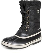 Sorel 1964 PAC NYLON WATERPROOF Men's Snow Boots, Black (Black x Ancient Fossil), 10 UK