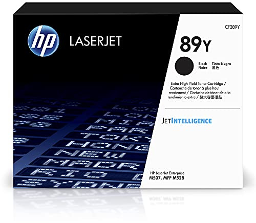 HP 89Y (CF289Y) Original Toner Schwarz mit sehr hoher Reichweite für HP LaserJet E52645, HP LaserJet Enterprise M507, M528
