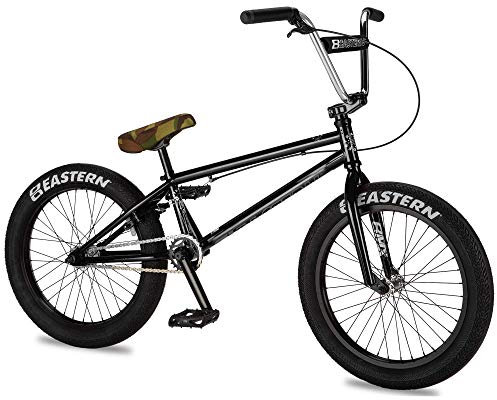 Eastern Bikes Traildigger 20-Zoll BMX-Fahrrad, Voll Leichter Chromoly-Rahmen und Gabelschaft (Schwarz)