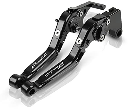 Machine Kupplung Bremshebel, Für SU-ZUKI GSF 650 1200 1250 650s Bandit Mit Logo Motorradkupplung Bremshebel Aluminium Ausziehbare Einstellbare Faltbare Hebel (Color : K)