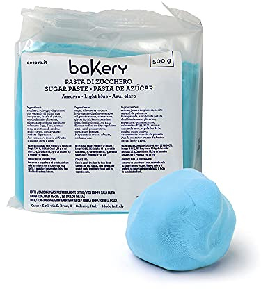 DECORA 5310122 BLAU ZUCKERPASTE 500 G