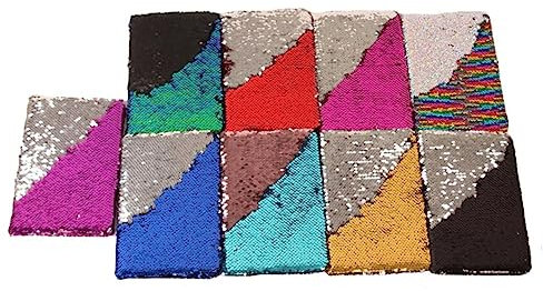 Ciieeo Sequin Notizbuch Loseblatt Mit Wendecover in Gold Und Silber Dickes Schutzcover Tagebuch Journal Für Reise Und Alltag Handliches Notizheft Für Planer Erinnerungen Und Diy Notizen