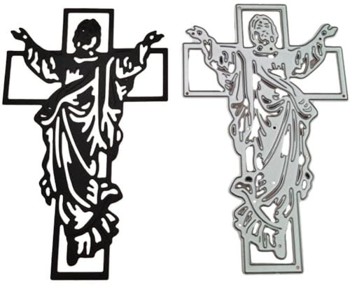 Luxylei Jesus Kreuz Metall Stanzformen Schablonen Für DIY Scrapbooking Dekorative Album Prägung Handwerk Stanzen Vorlage