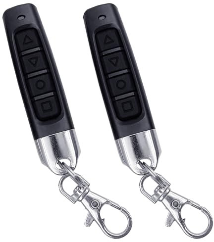 Joynine Mando Garaje Universal de 433 MHz, Mando a Distancia Garaje con 4 Canales, Mando Garaje Clonador Apto con 3 Funciones, Duplicador para Puertas de Garaje