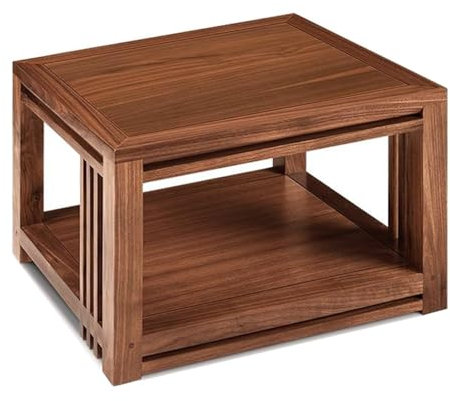 LYXWGRZD 4/3/2/1-stufiger Audio Rack HiFi Regal, HiFi Rack aus Massivholz, Multifunktions-Phonoschrank, Record Player Stand mit offenem Stauraum, for Verstärker/Player/TV-Zubehör(40cm/15.7in)