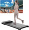 Raceable Walking Pad leise, Lacuffy Laufband für Zuhause Max 136 kg mit LCD-Anzeige und APP, Laufband Schreibtisch mit Training Couses und AI Traininging