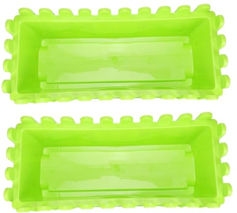 Parliky 2pièces Jardinière Rectangulaire Fleur De Balcon pour Plantes Vertes Pot De Fleurs Forme De Clôture pour Fenêtre Et Potager