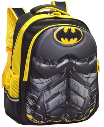 MAGIC SELECT Mochila Escolar 38 cm. Mochila Infantil Superhéroes con Diseño 3D Dibujos Animados con Cremallera de ABS, 2 Compartimentos, Asas Ajustables. Material Escolar para Niños y Niñas.