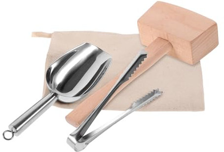 AUTSUPPL Ice Pack Crushed Ice Mallet Bags Reusable Cube Bags for Drinks Bar Pub Accessory