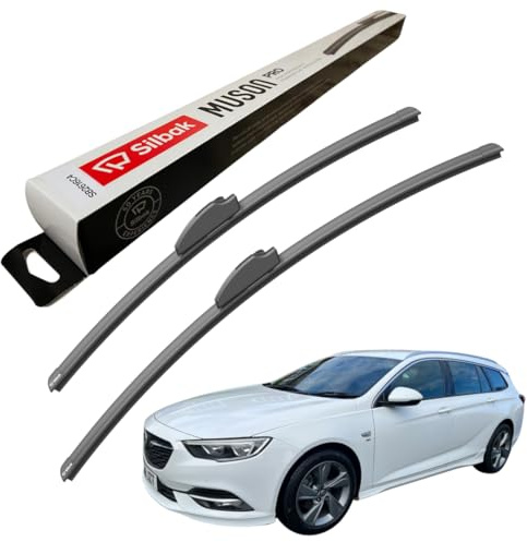 Silbak Windscreen Wipers, fits for VAUXHALL INSIGNIA SPORTS TOURER (2017 ONWARDS) Front Wiper Blades, 600mm/500mm