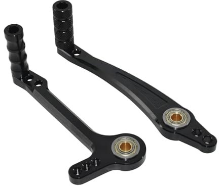 Pédale Frein Arrière Pédale Levier De Changement De Vitesse Réglable pour Moto, Double Roulements, Pédale avec Repose-Pieds, Ensemble Arrière, Levier De Vitesse Manette De Vitesse