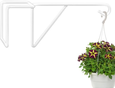 Generisch Colgador para plantas para exteriores, resistente soporte para plantas, montaje en pared, colgador de plantas de pared para interiores, soporte para plantas, elegante color para