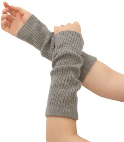 Prettystern Damen Kaschmir Arm-Stulpen Arm-wärmer Ärmlinge Ellenbogen Wärmer