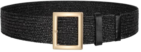 WERFORU Flechtgürtel Damen Stretchgürtel Boho Gürtel für Damen Breiter Gürtel für Kleid