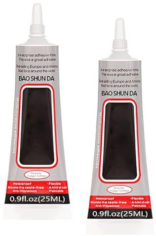 JHAZUN Pegamento Multiusos de Alta Resistencia y Secado Rápido, Adhesivo Transparente para Reparar Tela, Zapatos, Madera, Cerámica, Plástico, Metal, Ideal para Manualidades, Hogar y Reparaciones