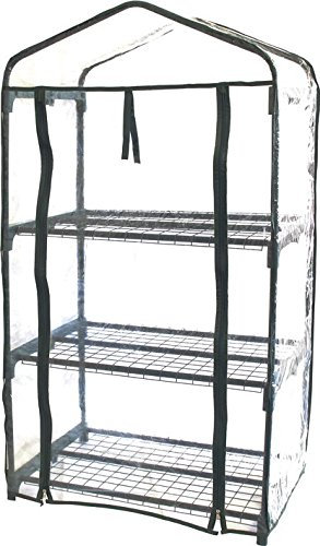 Serre pour jardinage avec 3 étages 69 x 49 x 125H – Plantes Fleurs balcon