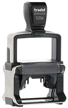 trodat Textstempel Professional 4.0 5206, 8-zeilig mit Gutschein, 5206 4.0