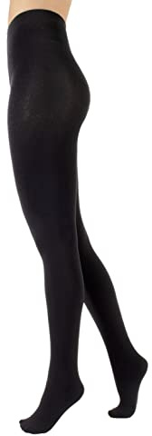 Cette Pack 1/2 Paia – Collant Termici con Interno Felpato, Collant Opachi, Calze invernali | 300 DEN | Nero | S/M, M/L, L/XL, XXL, 3XL (S/M, Nero)