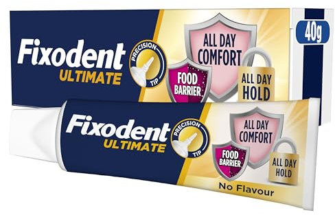 Fixodent Ultimate Denture Adhesive, Flavour Free 40g