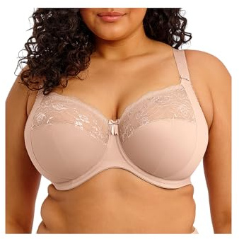 Elomi Soutien-Gorge Morgan avec Armatures, élastique en Dentelle, Sahara, 95J