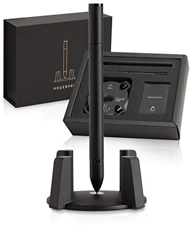 novium Hoverpen Bolígrafo de lujo para hombres y mujeres, bolígrafo ejecutivo vertical con tinta de flujo libre y recambio, regalos únicos para hombres, decoraciones de escritorio
