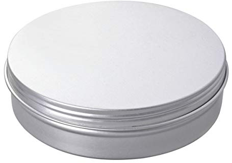 EXCEART Lippenbalsam Döschen 250Ml Aluminium Zinn Dosen Balsam Dosen Dosen Leere Beh?lter mit Schraube Deckel für Salve Candy Kosmetische Lip Balsam Silber Deoroller Zum Befüllen