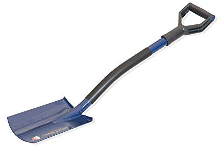 Vanga per pioniere in metallo, piccola pala, per giardino, esterni, vanga multifunzione, 75 cm