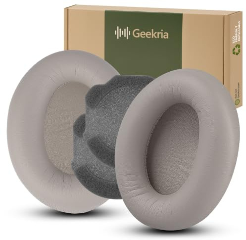 Geekria Replacement Ear Pads Compatible with Sony WH-1000XM4 Wireless Headphones Ear Cushions, Repair Parts (Gold)
